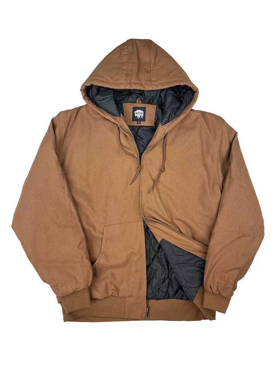 Best ® Workwear Canvas Bomber Jacket-Chestnut Brown Men Men's Jackets