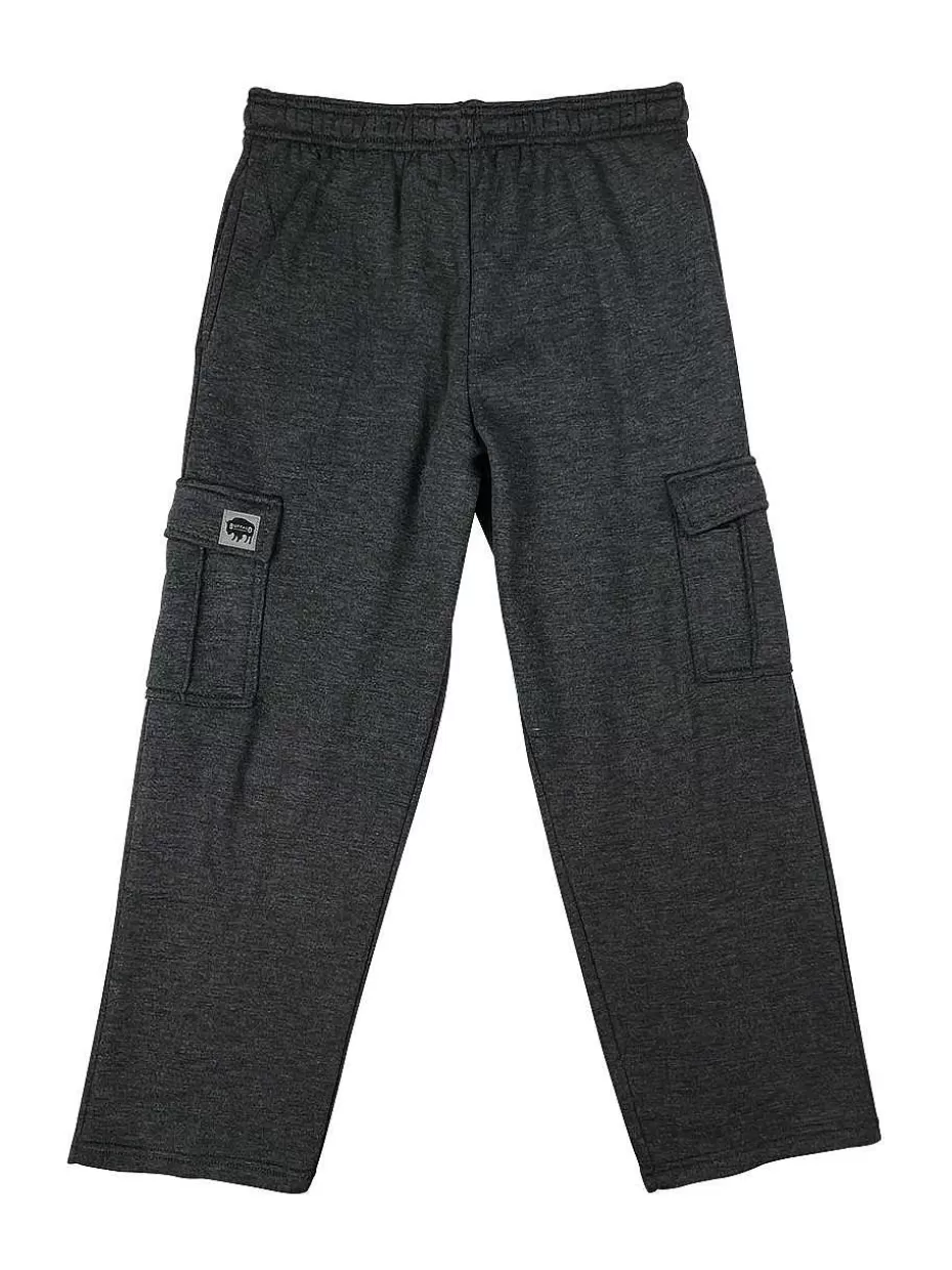 Cheap ® Workwear Fleece Cargo Pants-Charcoal Men Pants