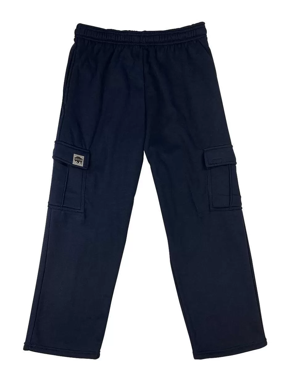 Cheap ® Workwear Fleece Cargo Pants-Navy Blue Men Pants