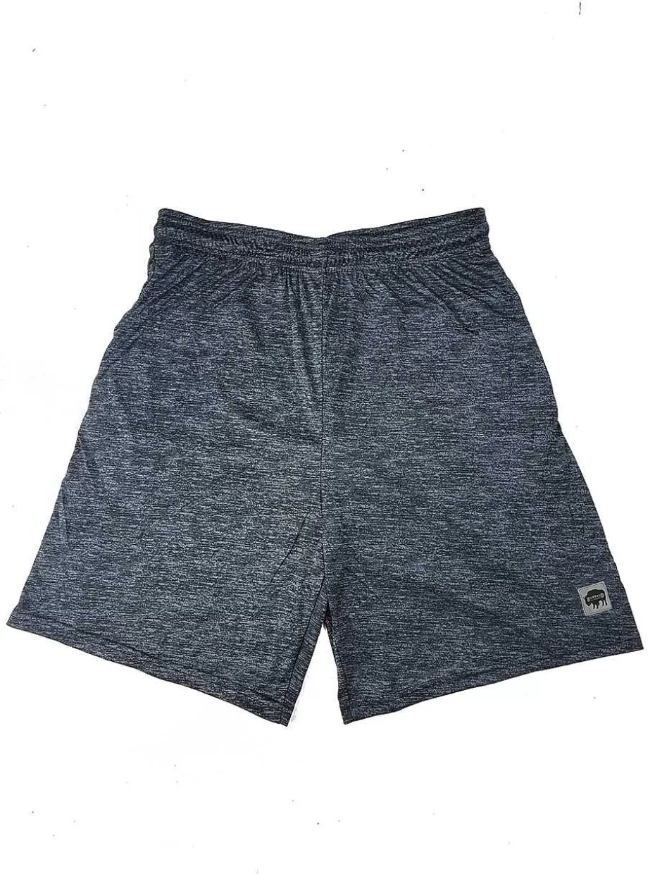 Store ® Workwear Men's Comfort Fit Athletic Short-Black Marl Men Men's Shorts