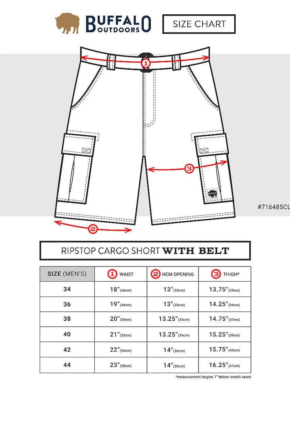 Hot ® Workwear Men's Ripstop Cargo Short With Belt- Charcoal Men Men's Shorts