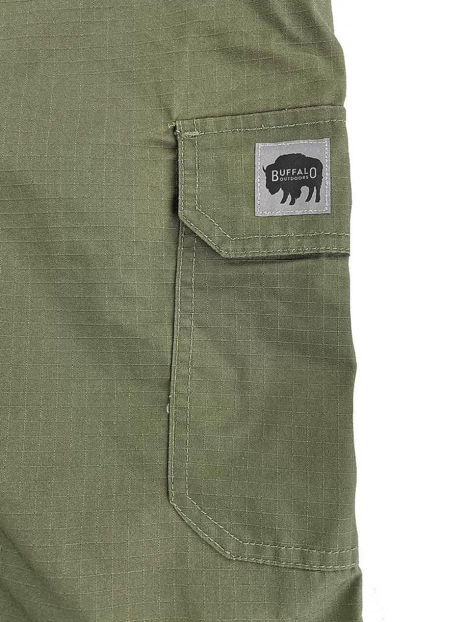 Flash Sale ® Workwear Men's Ripstop Cargo Short With Belt- Moss Green Men Men's Shorts