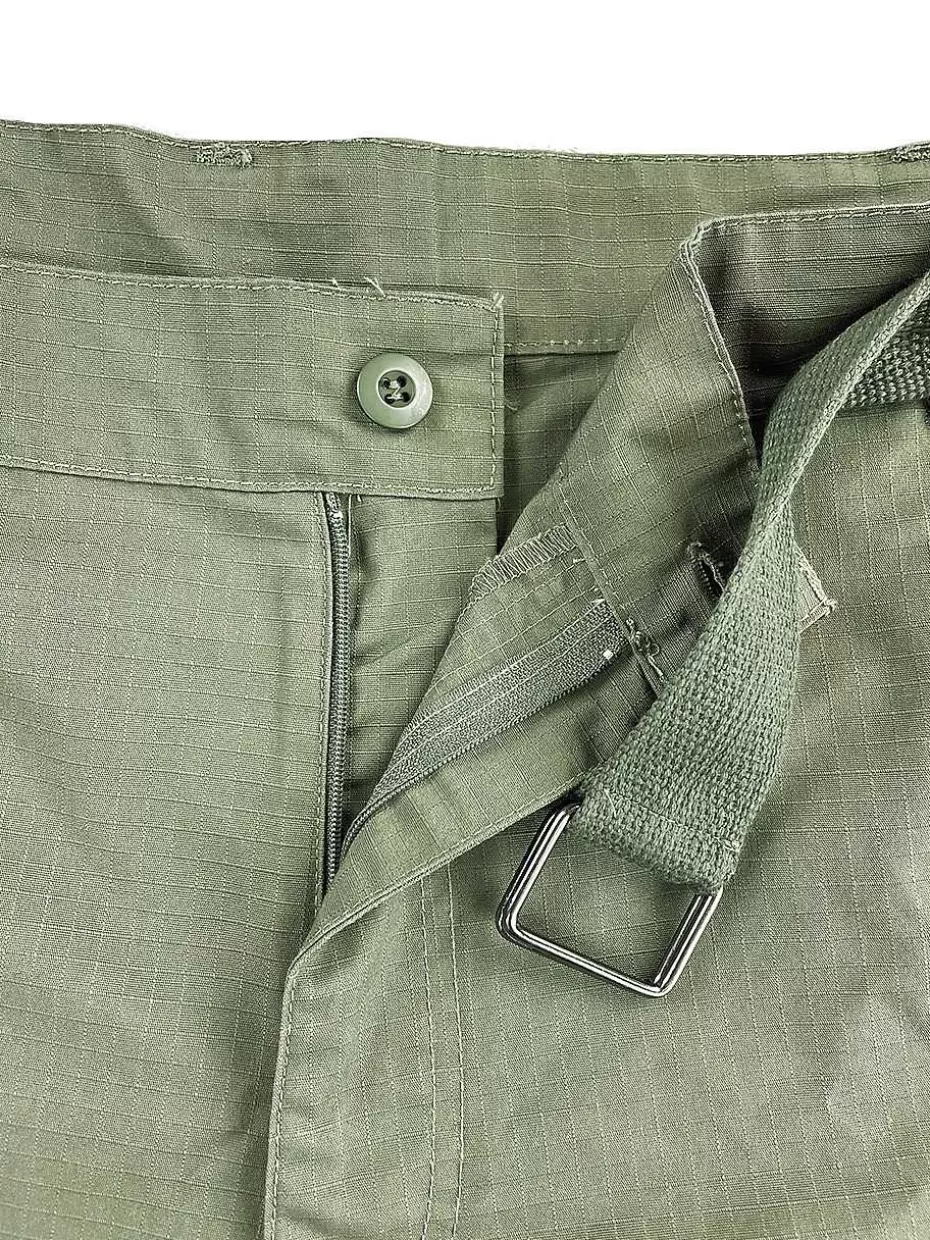 Flash Sale ® Workwear Men's Ripstop Cargo Short With Belt- Moss Green Men Men's Shorts