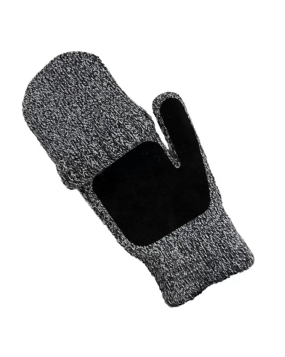 Fashion ® Workwear Unisex Fingerless Knit Glove-Charcoal Accessories Gloves