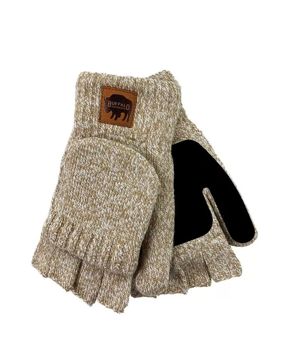 Discount ® Workwear Unisex Fingerless Knit Glove-Oatmeal Accessories Gloves