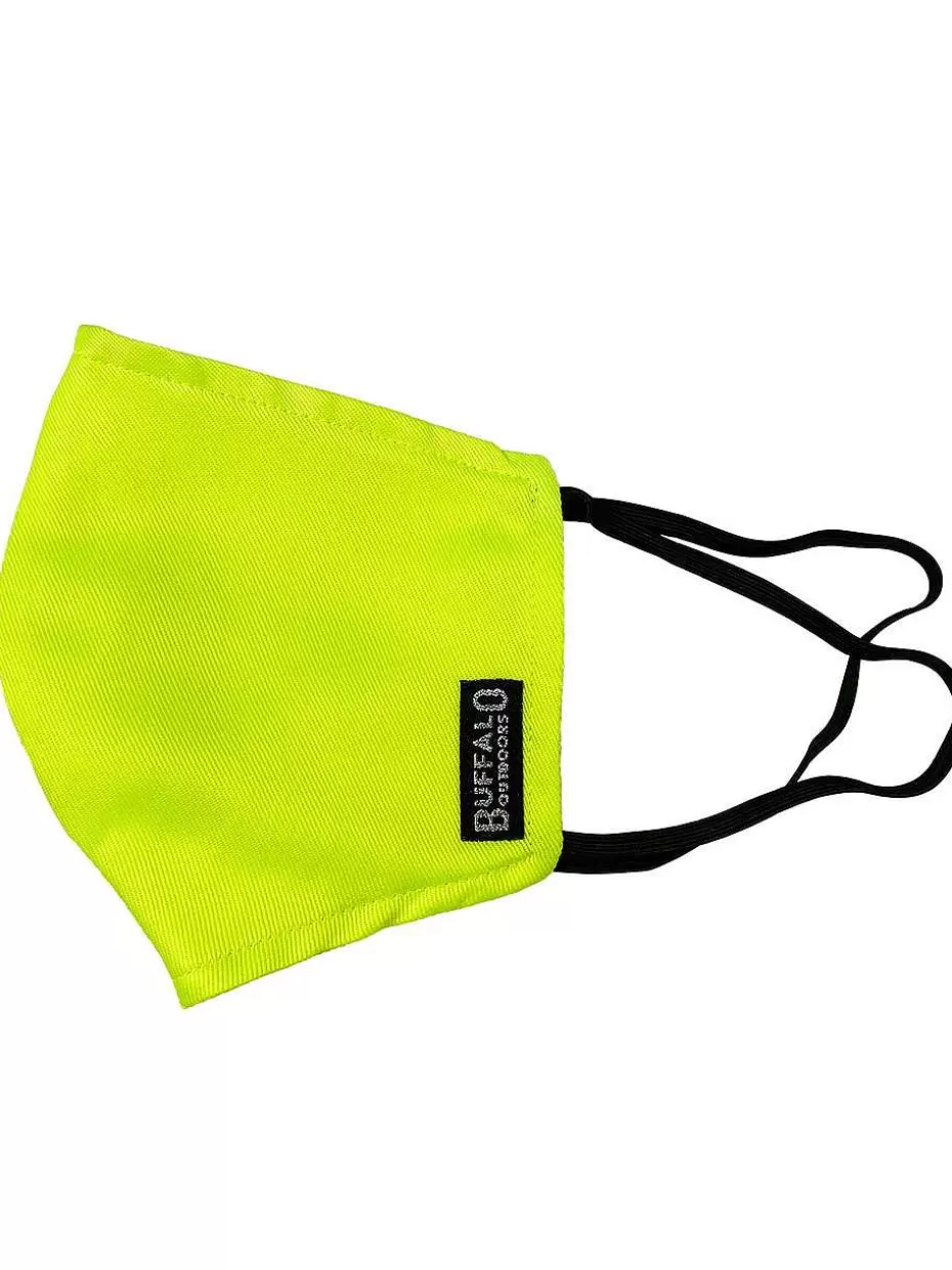 Sale ® Workwear Washable Face Cover-Hi-Vis Yellow Accessories Face Covers