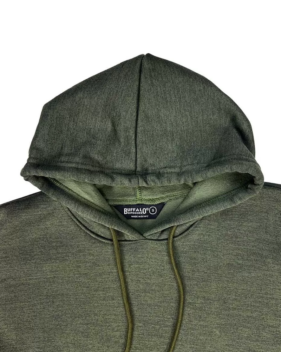 Cheap ® Workwear Women's Cropped Hoodie Sweatshirt- Olive Green Women Tops