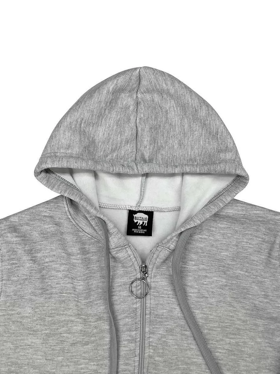 Store ® Workwear Women's Hooded Sweatshirt-Heather Grey Women Tops